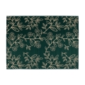 Alfombra para exterior JUNGLE 120x170 cm verde/estampado de hojas