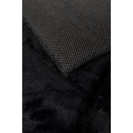Alfombra RABBIT 3D 120 x 170 cm negra