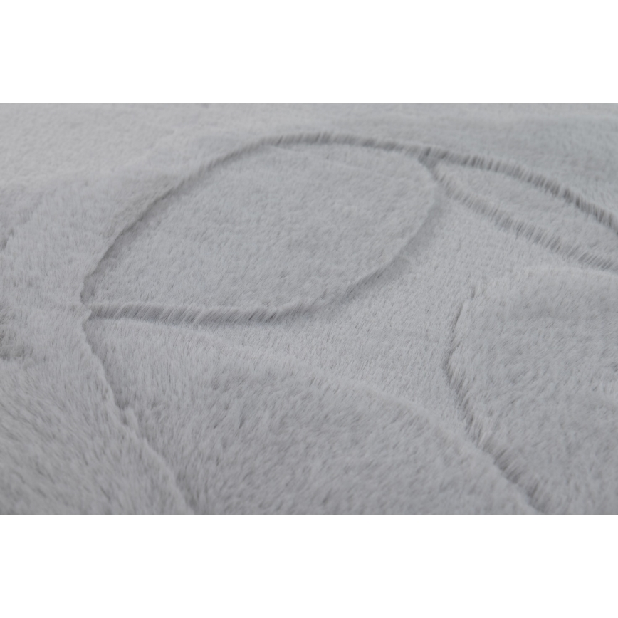 Alfombra RABBIT 3D 120x170 cm gris