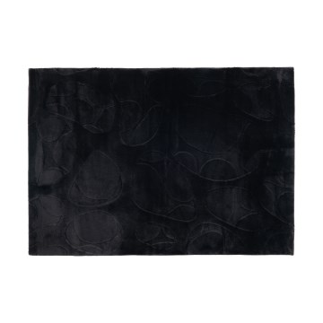 Alfombra RABBIT 3D 120x170 cm negra
