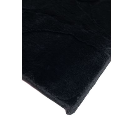 Alfombra RABBIT 3D 120x170 cm negra