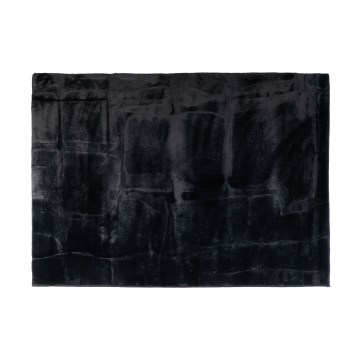 Alfombra RABBIT 3D 160 x 230 cm negra