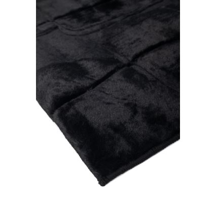 Alfombra RABBIT 3D 160 x 230 cm negra