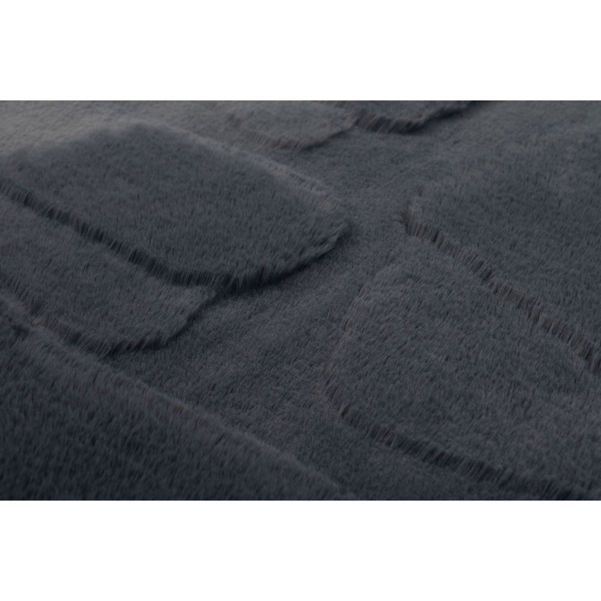 Alfombra RABBIT 3D 160x230 cm antracita
