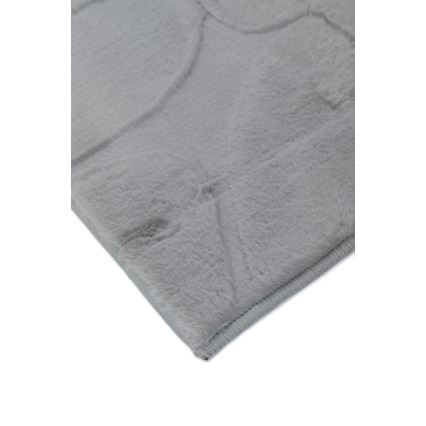 Alfombra RABBIT 3D 160x230 cm gris claro