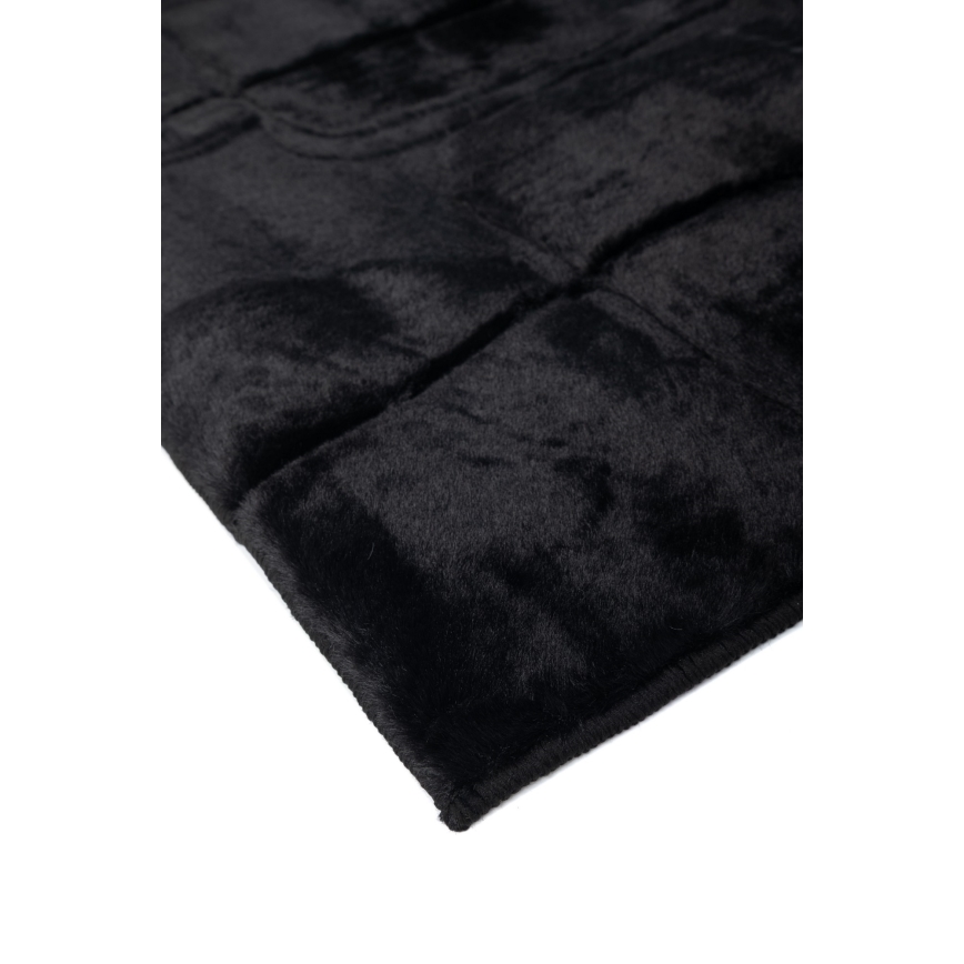 Alfombra RABBIT 3D 160x230 cm negra