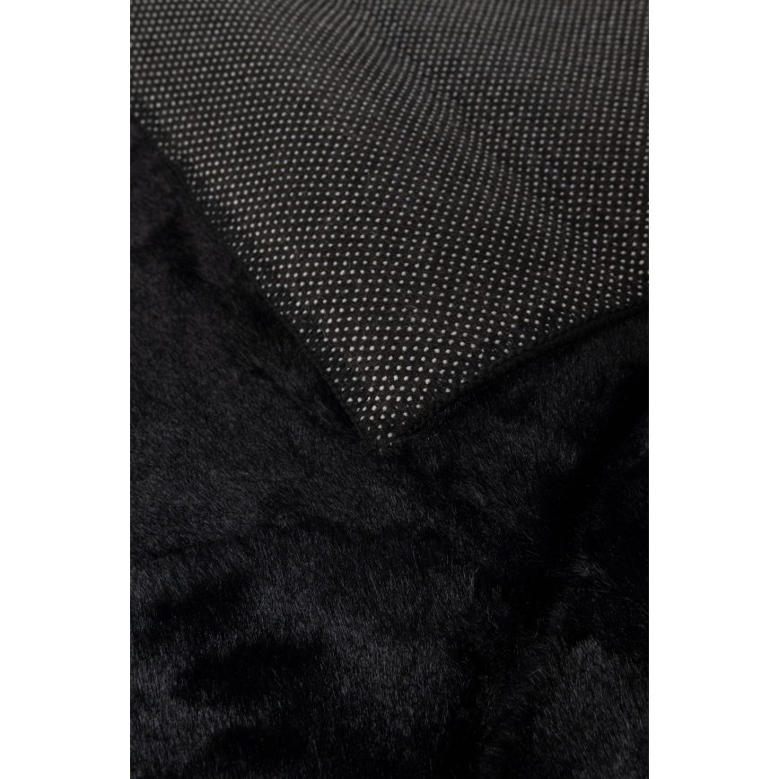 Alfombra RABBIT 3D 160x230 cm negra
