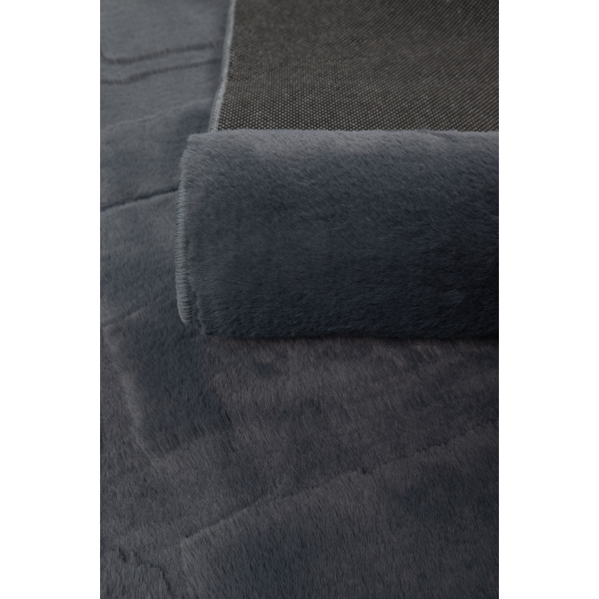 Alfombra RABBIT 3D 80x150 cm antracita
