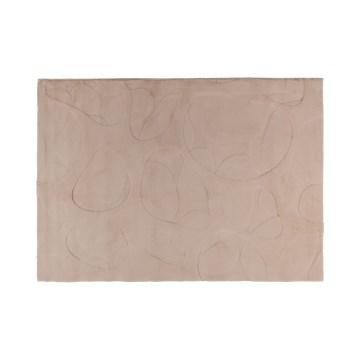 Alfombra RABBIT 3D 80x150 cm beige