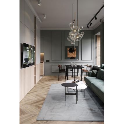 Alfombra RABBIT 3D 80x150 cm gris