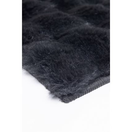 Alfombra RABBIT BUBBLE 120x170 cm negra