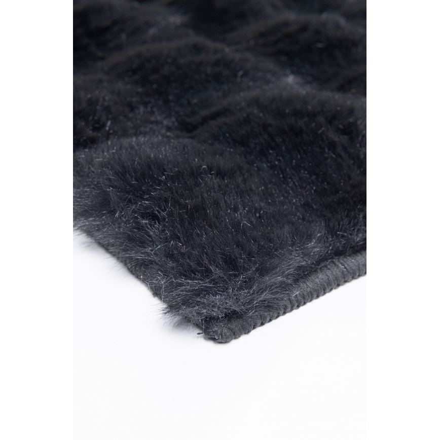 Alfombra RABBIT BUBBLE 200x280 cm negra