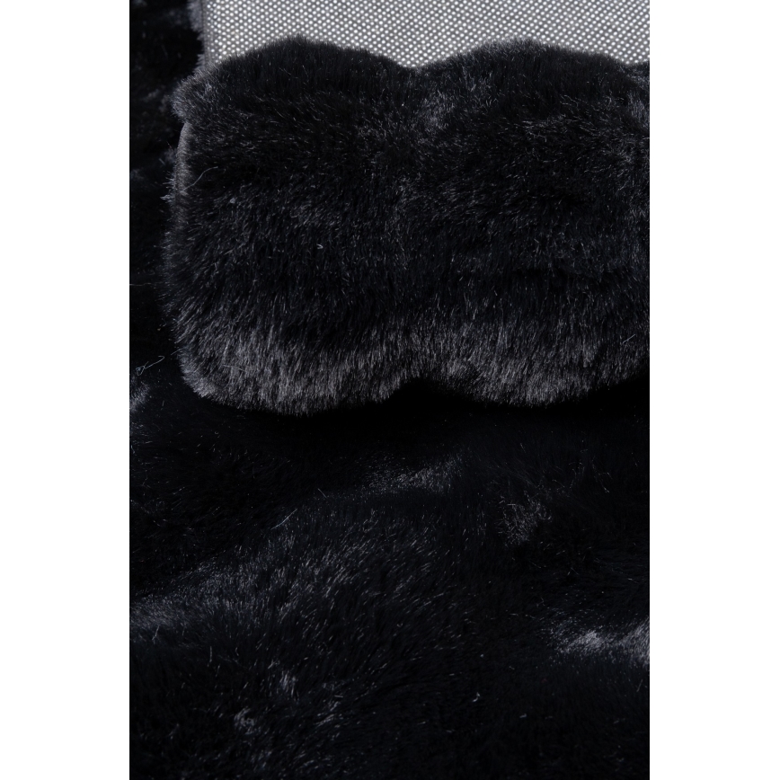 Alfombra RABBIT BUBBLE 80x150 cm negra