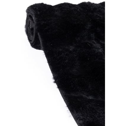 Alfombra RABBIT BUBBLE 80x150 cm negra