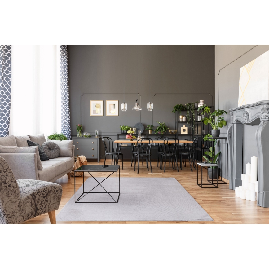 Alfombra RABBIT-FOX 160x230 cm gris