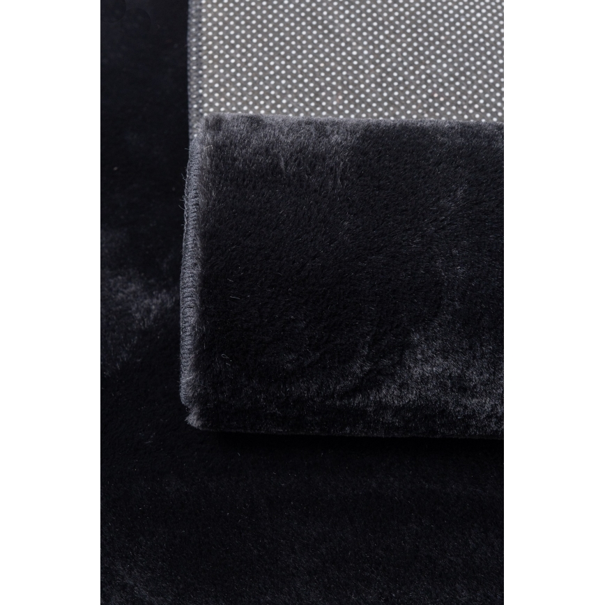 Alfombra RABBIT-FOX 160x230 cm negra