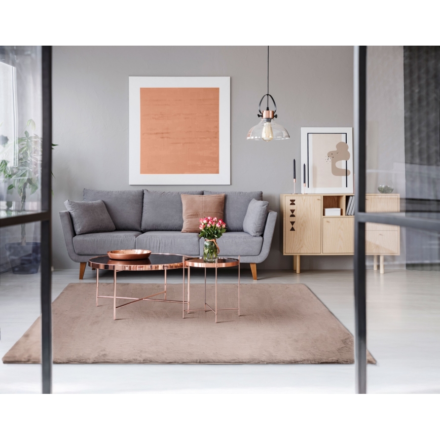 Alfombra RABBIT-ROSA NEW 160x230 cm 2000g/m2 beige