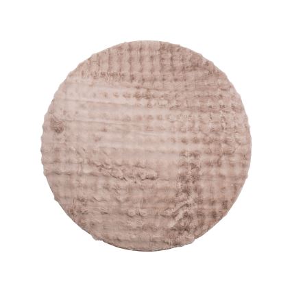 Alfombra redonda RABBIT BUBBLE 160 cm beige