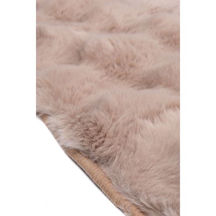 Alfombra redonda RABBIT BUBBLE 160 cm beige