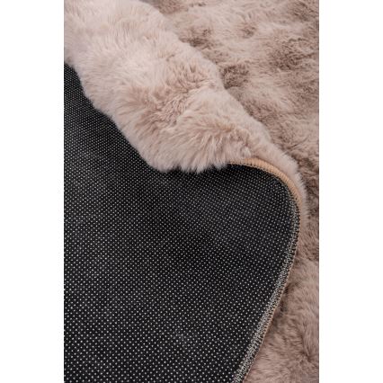 Alfombra redonda RABBIT BUBBLE 160 cm beige