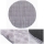 Alfombra redonda RABBIT BUBBLE 160 cm gris