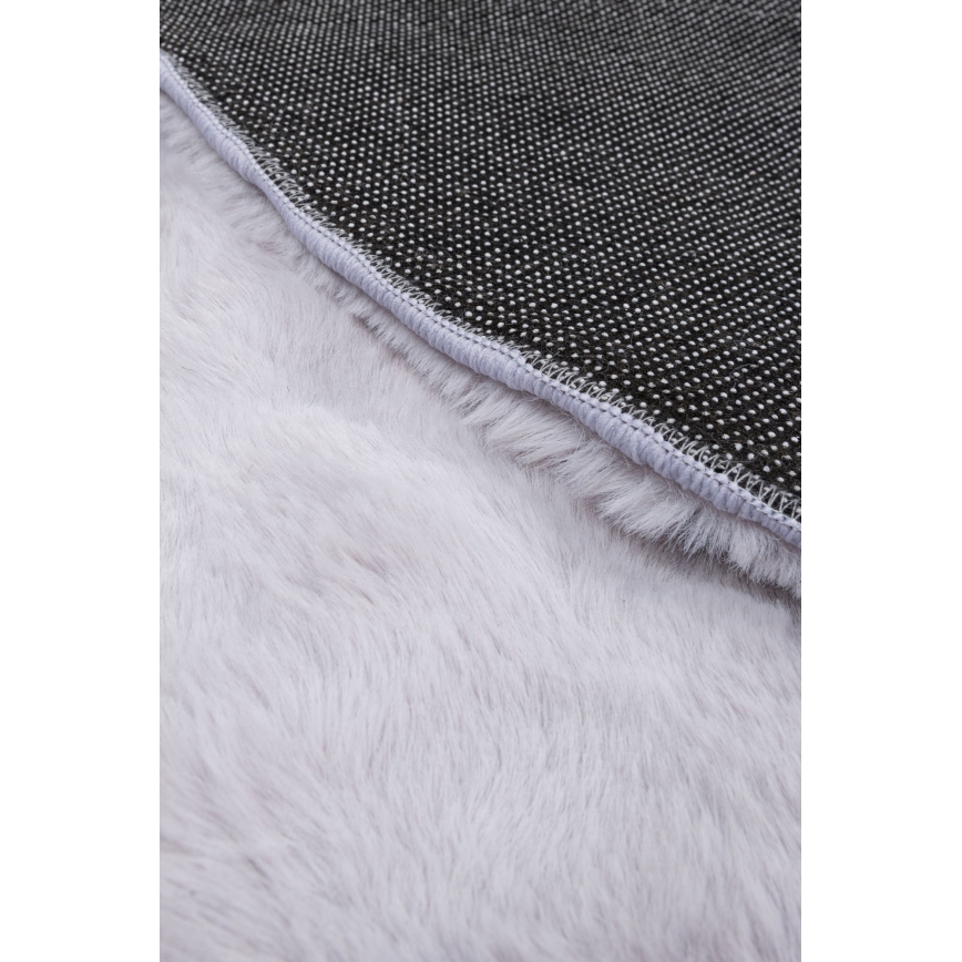 Alfombra redonda RABBIT BUBBLE 160 cm gris