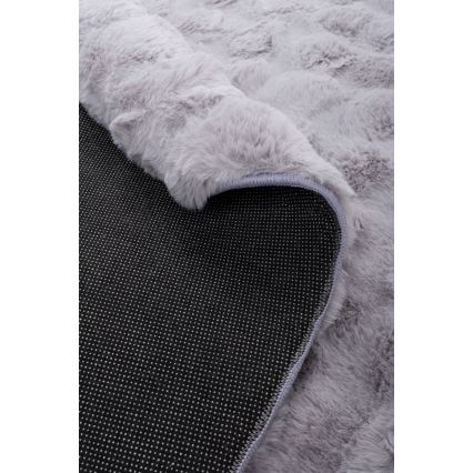 Alfombra redonda RABBIT BUBBLE 160 cm gris