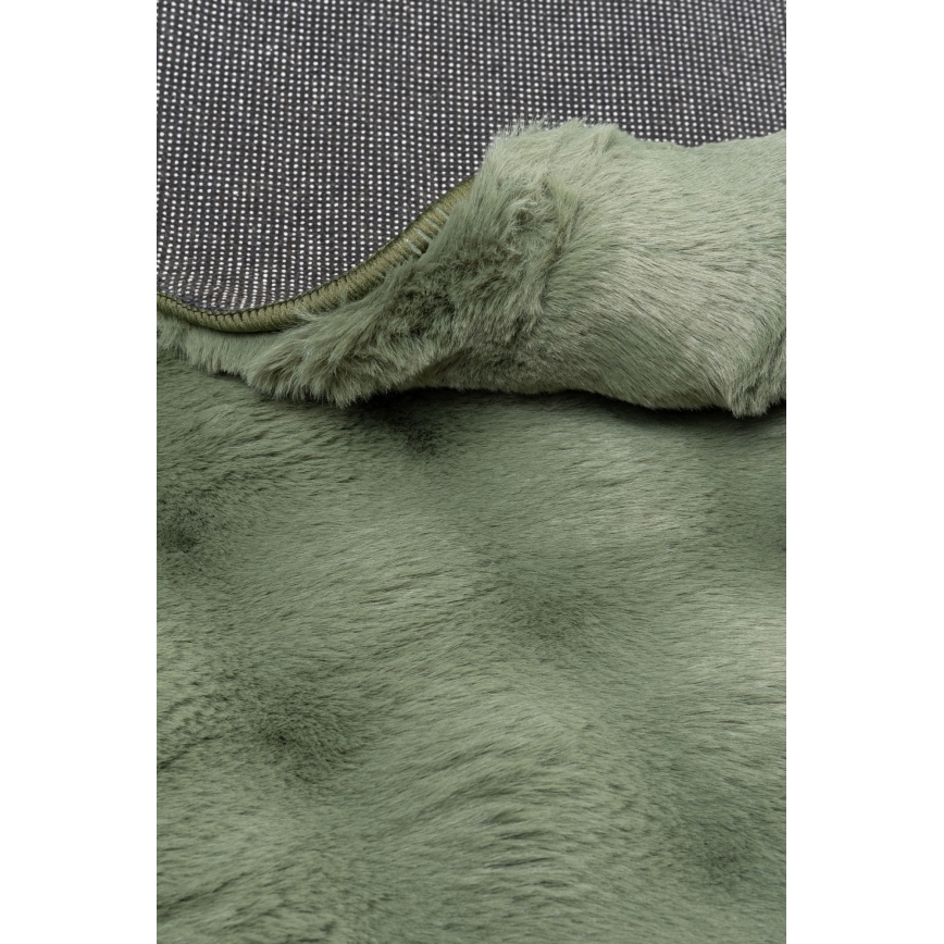 Alfombra redonda RABBIT BUBBLE 160 cm verde