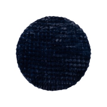 Alfombra redonda RABBIT BUBBLE de 160 cm azul