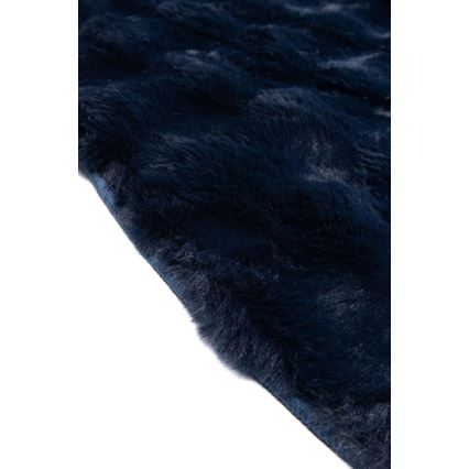 Alfombra redonda RABBIT BUBBLE de 160 cm azul