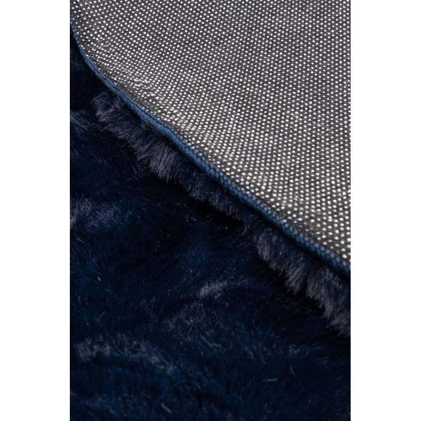 Alfombra redonda RABBIT BUBBLE de 160 cm azul