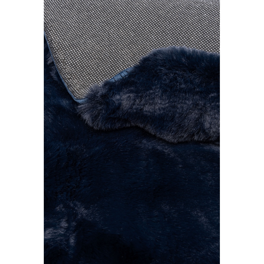 Alfombra redonda RABBIT BUBBLE de 160 cm azul