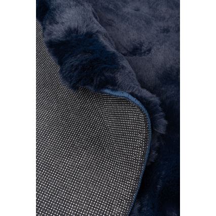 Alfombra redonda RABBIT BUBBLE de 160 cm azul