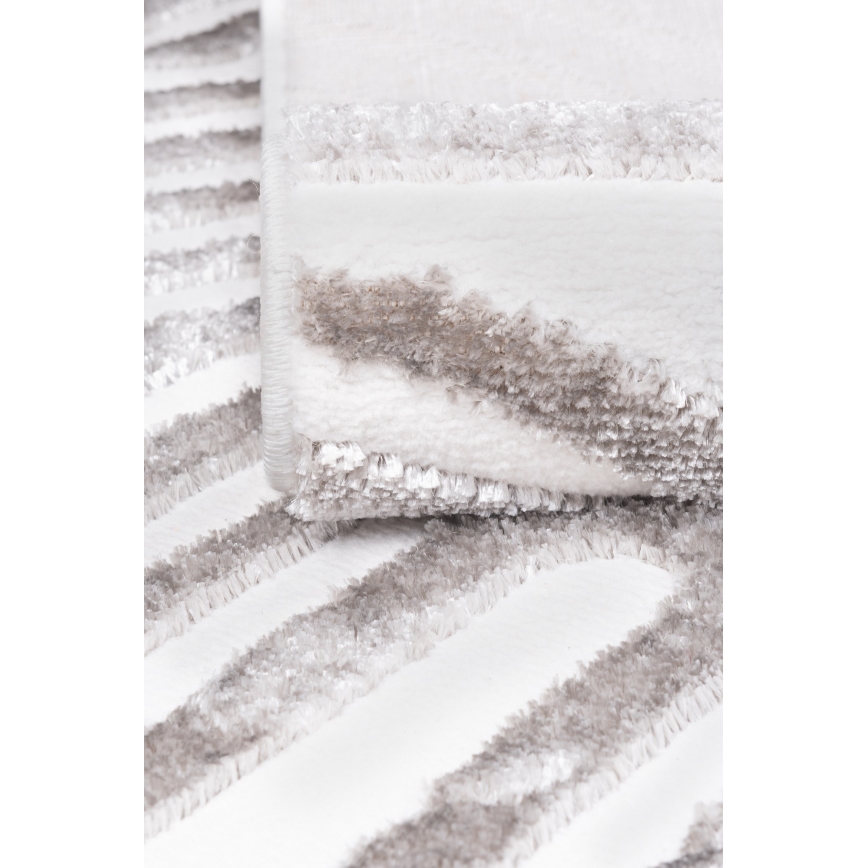 Alfombra SALAMANCA 120x170 cm gris/blanca