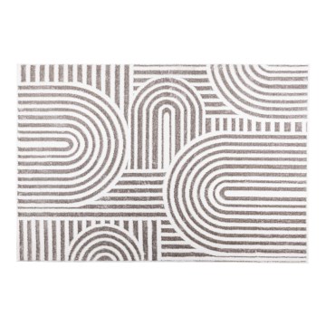 Alfombra SALAMANCA 160x230 cm gris/blanca
