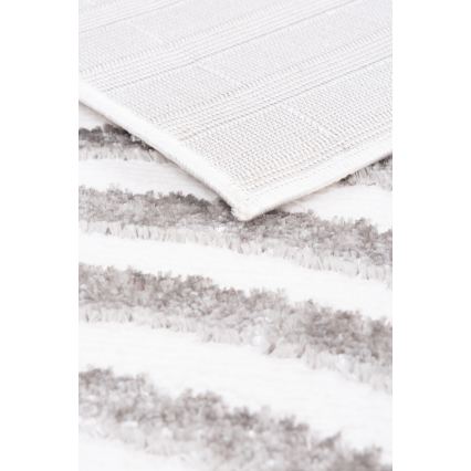 Alfombra SALAMANCA 67x120 cm gris/blanco