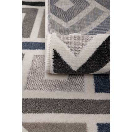 Alfombra SHIFT 120x160 cm gris/azul