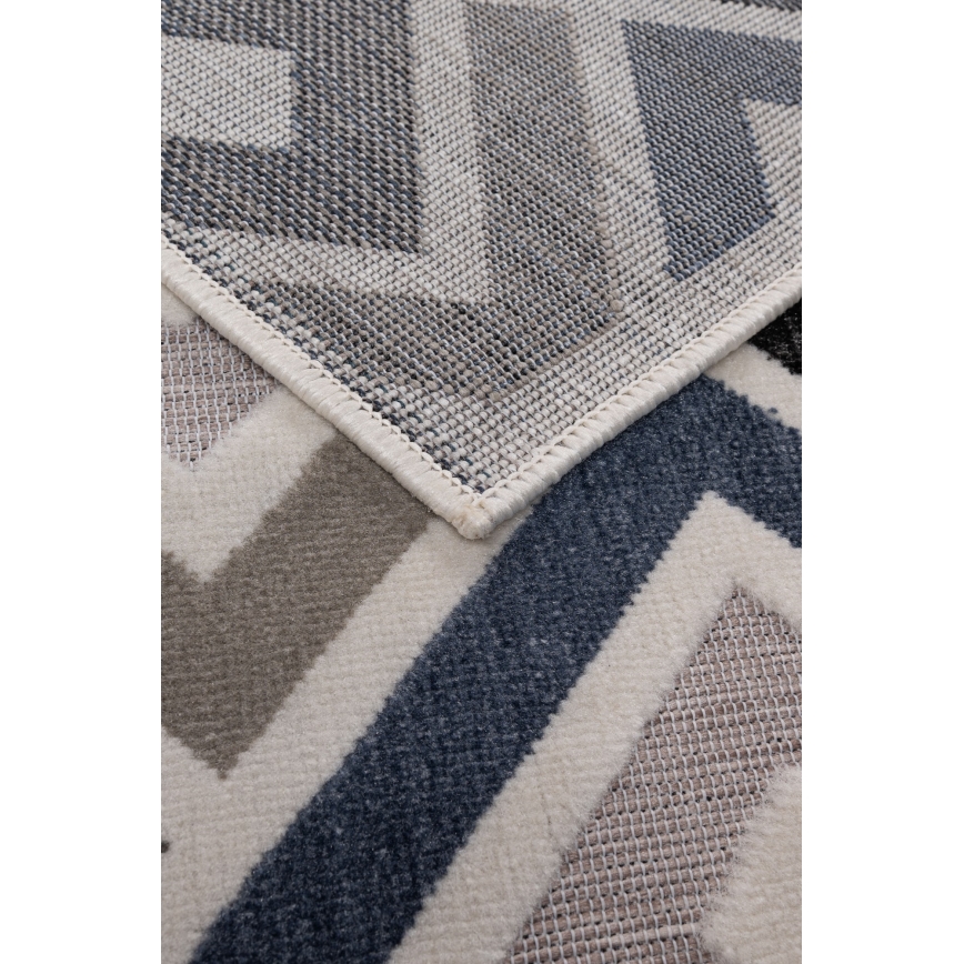 Alfombra SHIFT 120x160 cm gris/azul