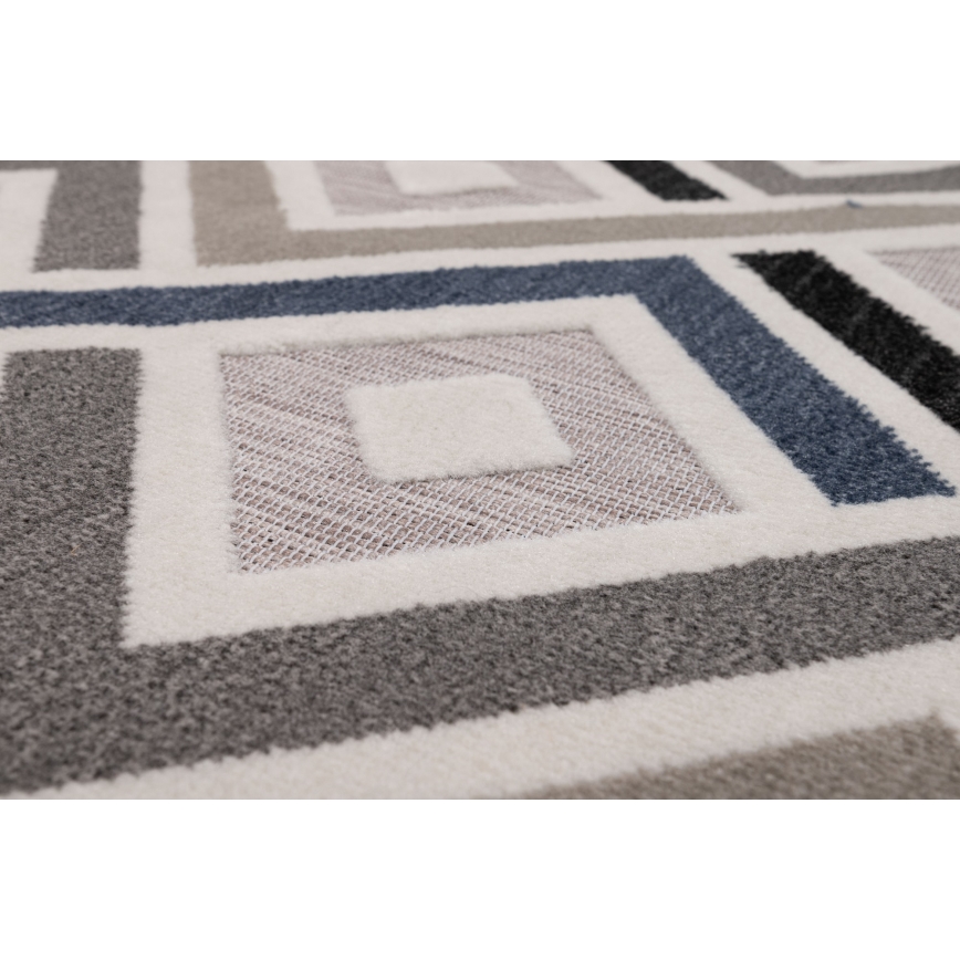Alfombra SHIFT 120x160 cm gris/azul
