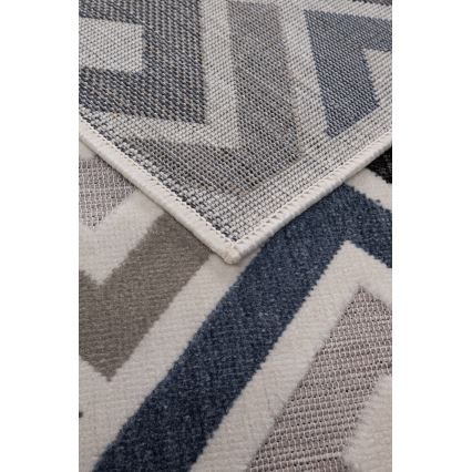 Alfombra SHIFT 160x220 cm gris/azul/beige