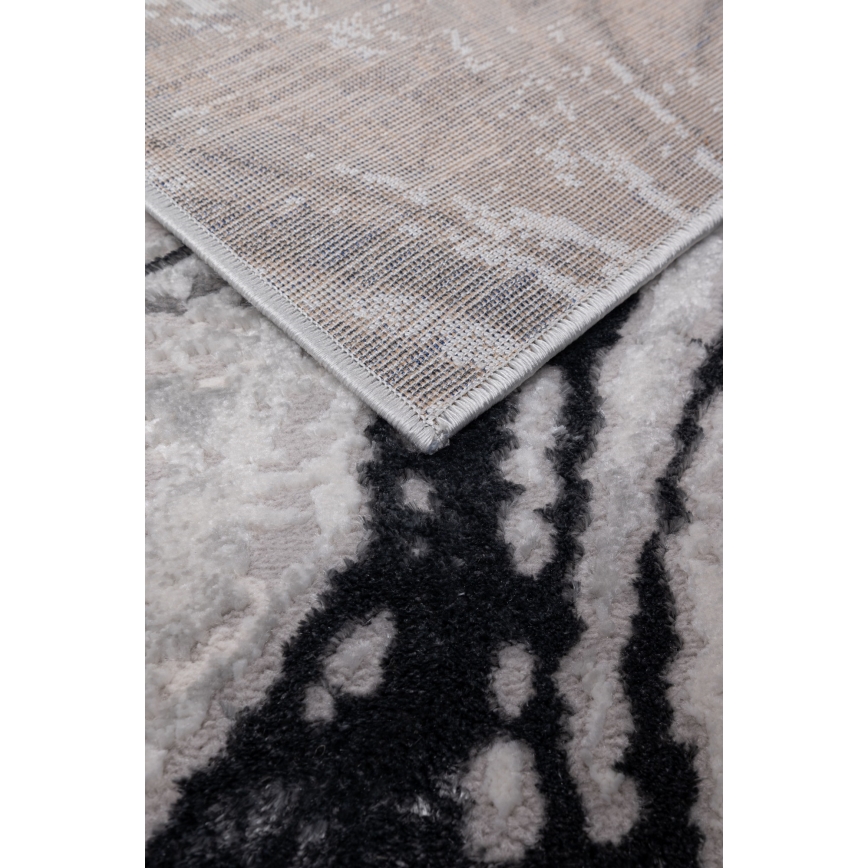 Alfombra STONE 120x160 cm gris/antracita