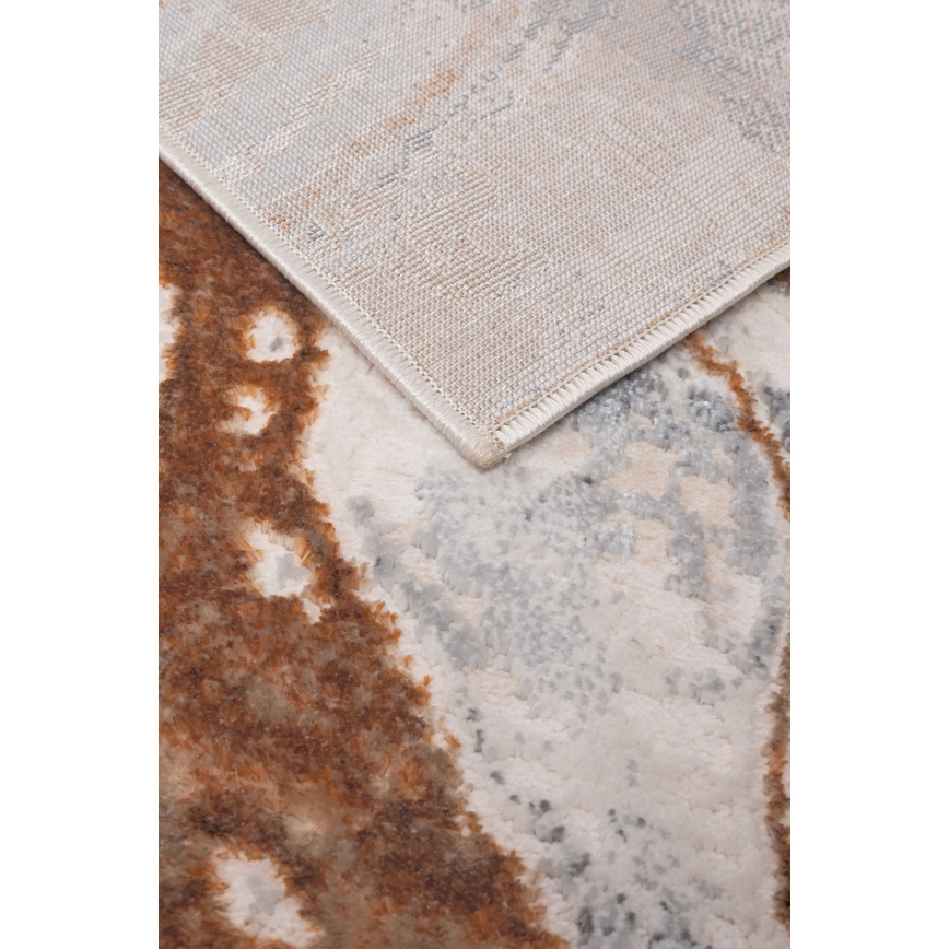 Alfombra STONE 160x220 cm beige/gris