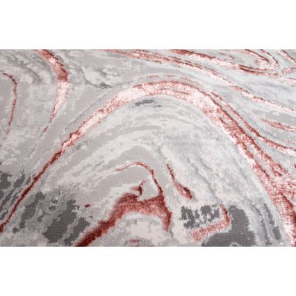 Alfombra STONE 160x220 cm rosa/gris