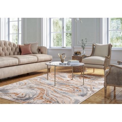 Alfombra STONE 80x140 cm beige/gris