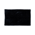 Alfombrilla de baño antideslizante CHENILLE 50x80 cm, negra