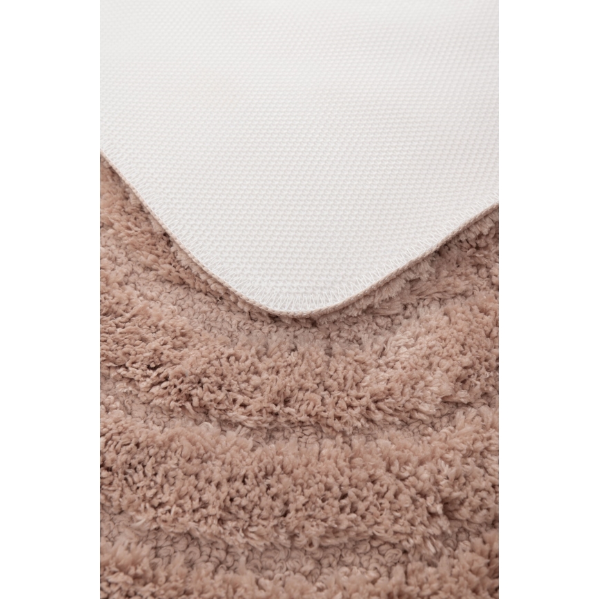 Alfombrilla de baño CARMEN 50 x 80 cm beige