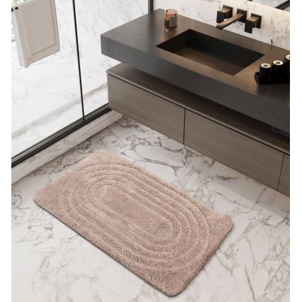 Alfombrilla de baño CARMEN 50x80 cm beige