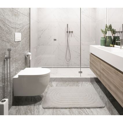 Alfombrilla de baño CARMEN 50x80 cm crema