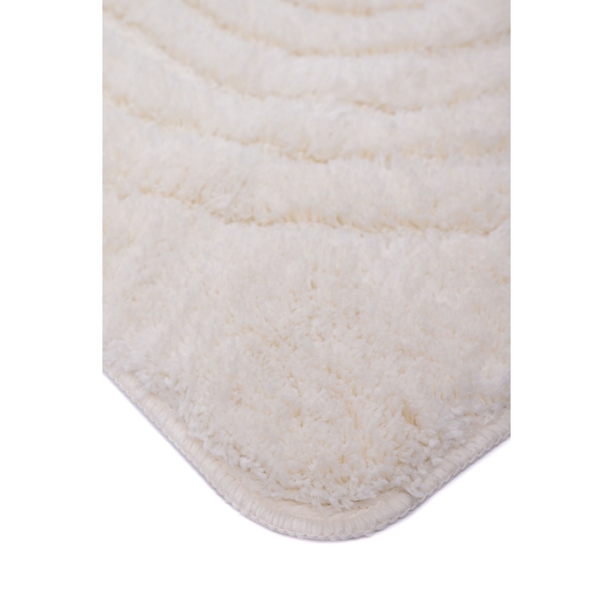 Alfombrilla de baño CARMEN 50x80 cm crema
