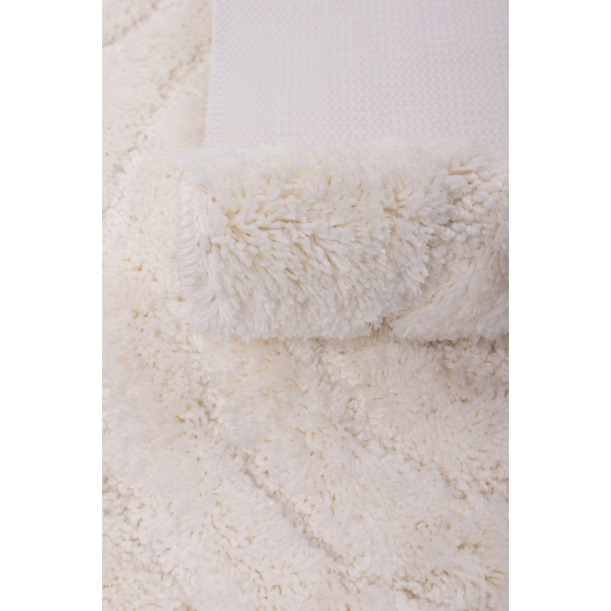 Alfombrilla de baño CARMEN 50x80 cm crema